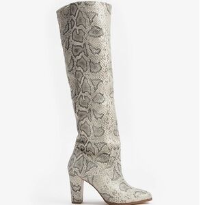 Express Snakeskin Over the Knee Boots